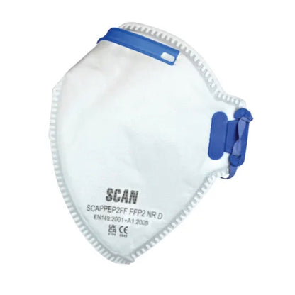 Scan Fold Flat Disposable Mask FFP2 Protection - 20 Pack
