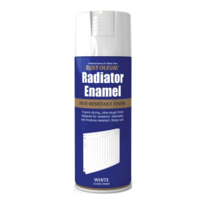Rust-Oleum Radiator Enamel Spray Paint White Gloss
