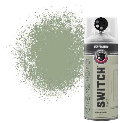 Rust-Oleum Switch 5 in 1 Spray Paint Vintage Green
