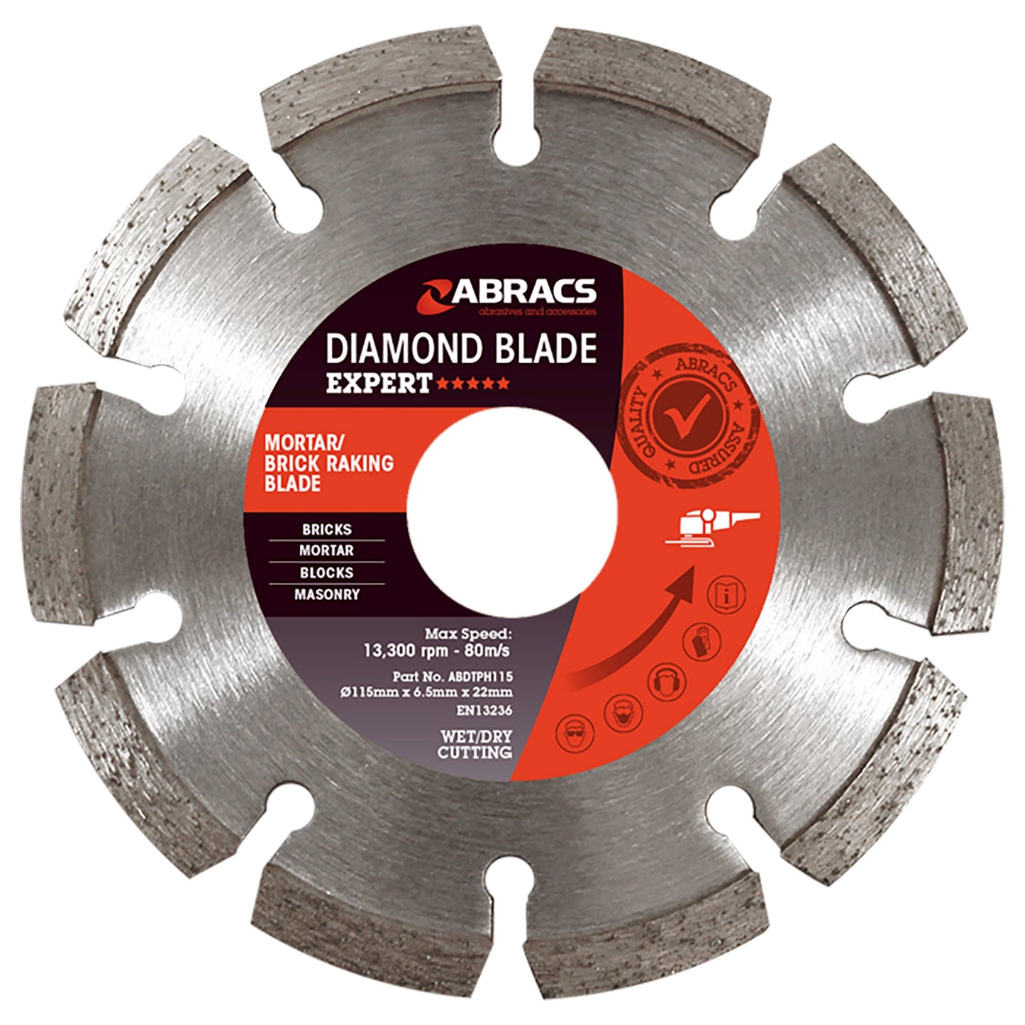 Abracs 115mm Diamond Blade