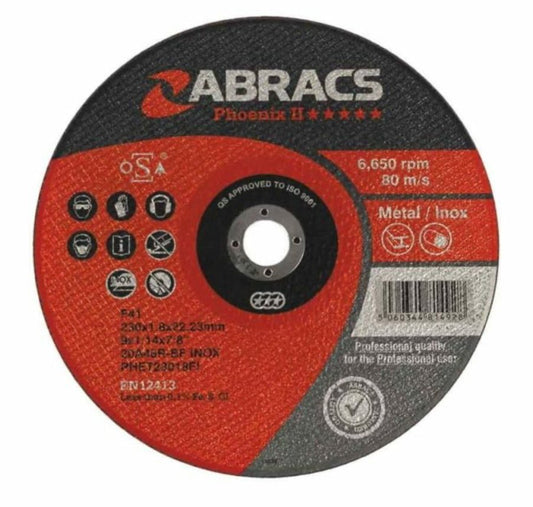 ABRACS METAL & INOX PROFLEX EXTRA THIN - 230MM X 1.8MM - Transtools Online