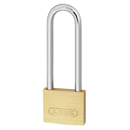 Abus Brass Padlock Long Shackle 40mm x 63mm - 713/40HB63B