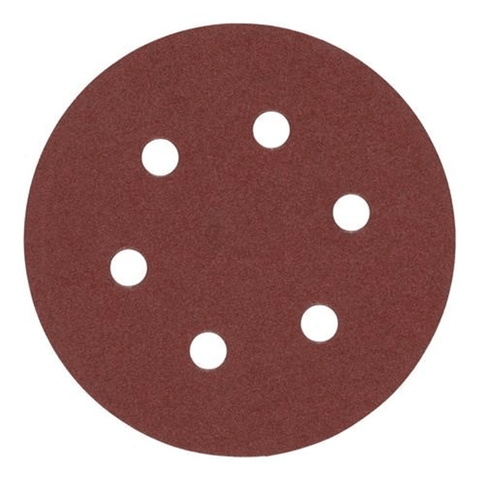AEG 150mm Sanding Discs for Random Orbital Sander 80 Grit - 25 Pack