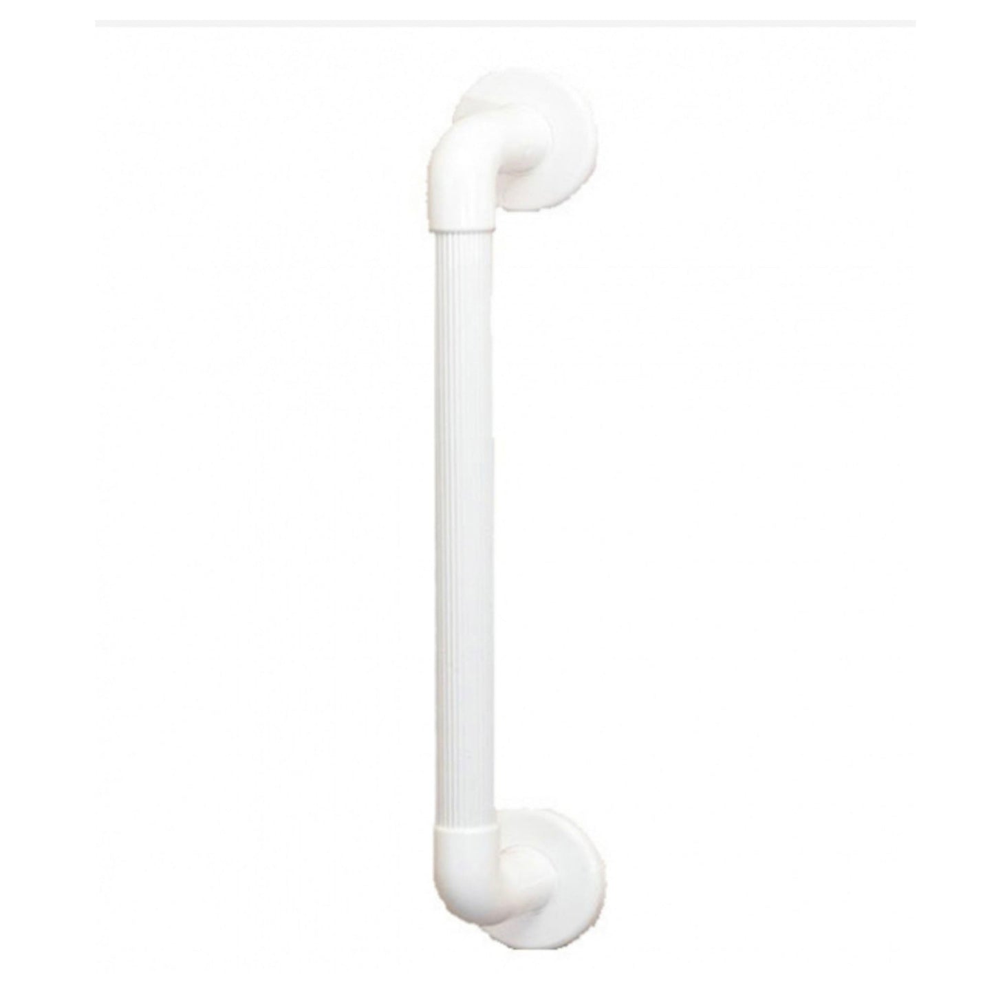 AKW Plastic White Grab Rail - 600mm x 32mm - Transtools Online