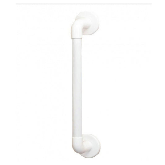 AKW Plastic White Grab Rail - 600mm x 32mm - Transtools Online