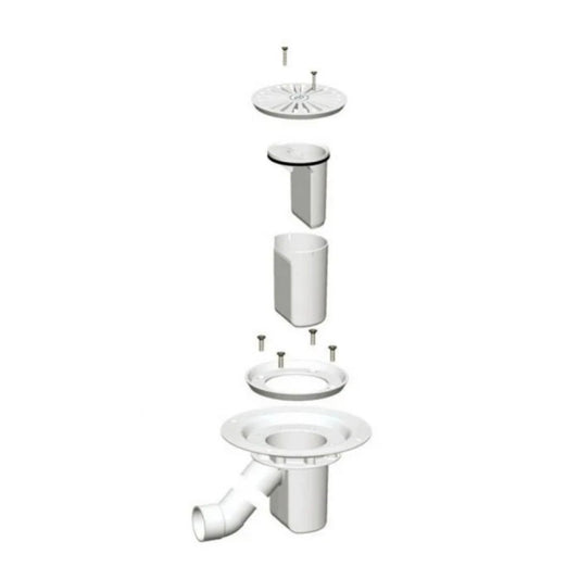 AKW TF75 Wetroom Waste Unit For Tuff Form Tray