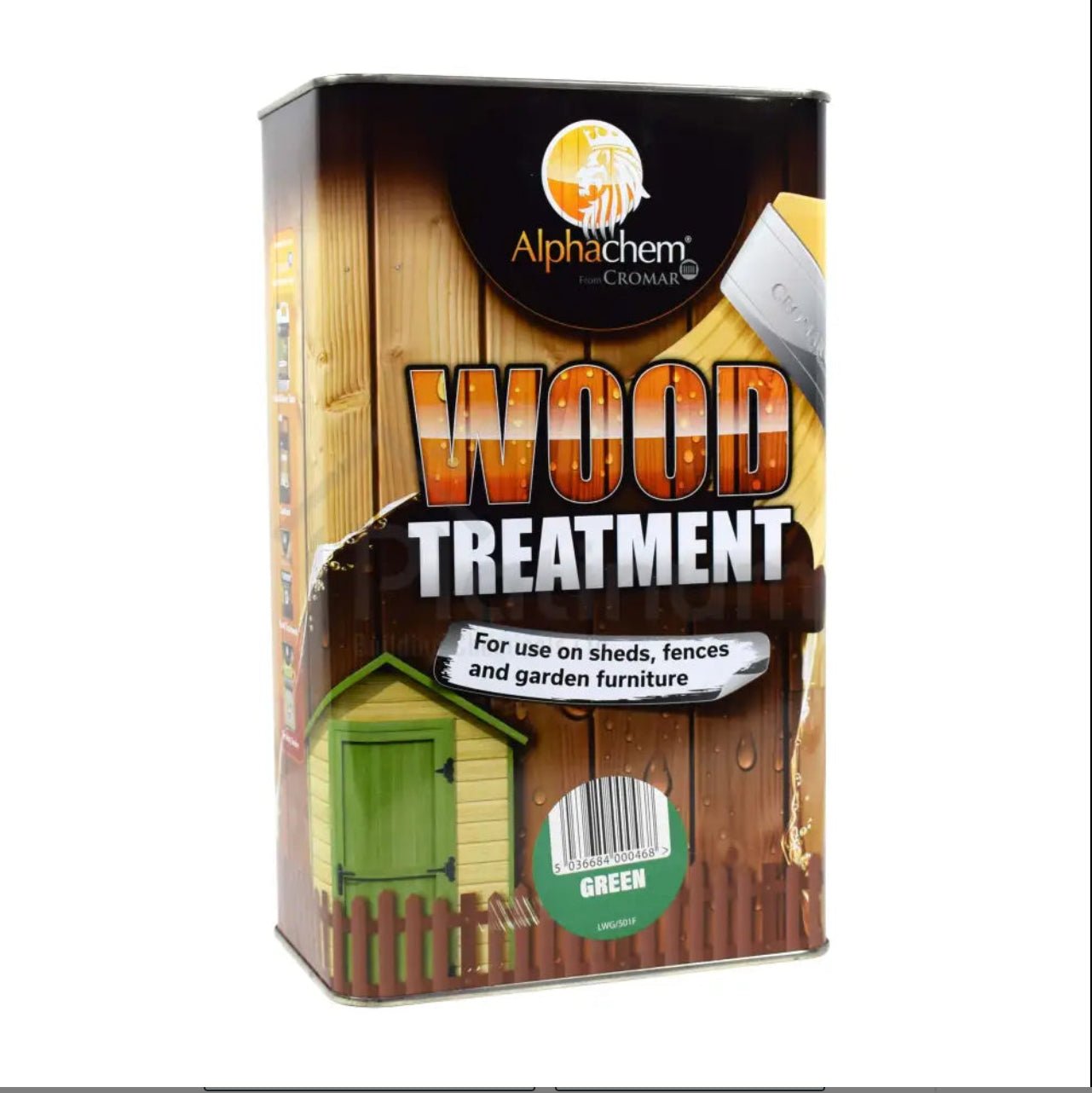 ALPHACHEM WOOD TREATMENT & PRESERVER GREEN - 5 LITRE - Transtools Online