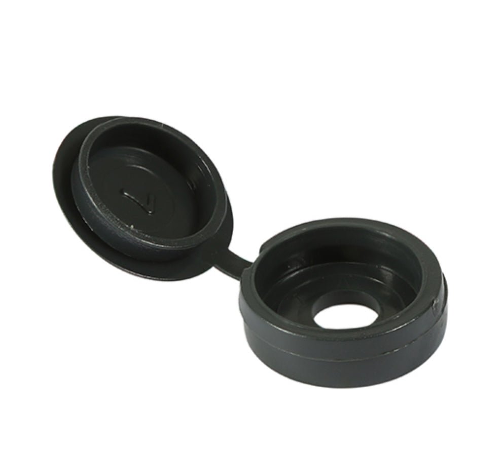 ANTHRACITE GREY HINGED SCREW COVER CAPS 3.5MM - 4.5MM - Transtools Online