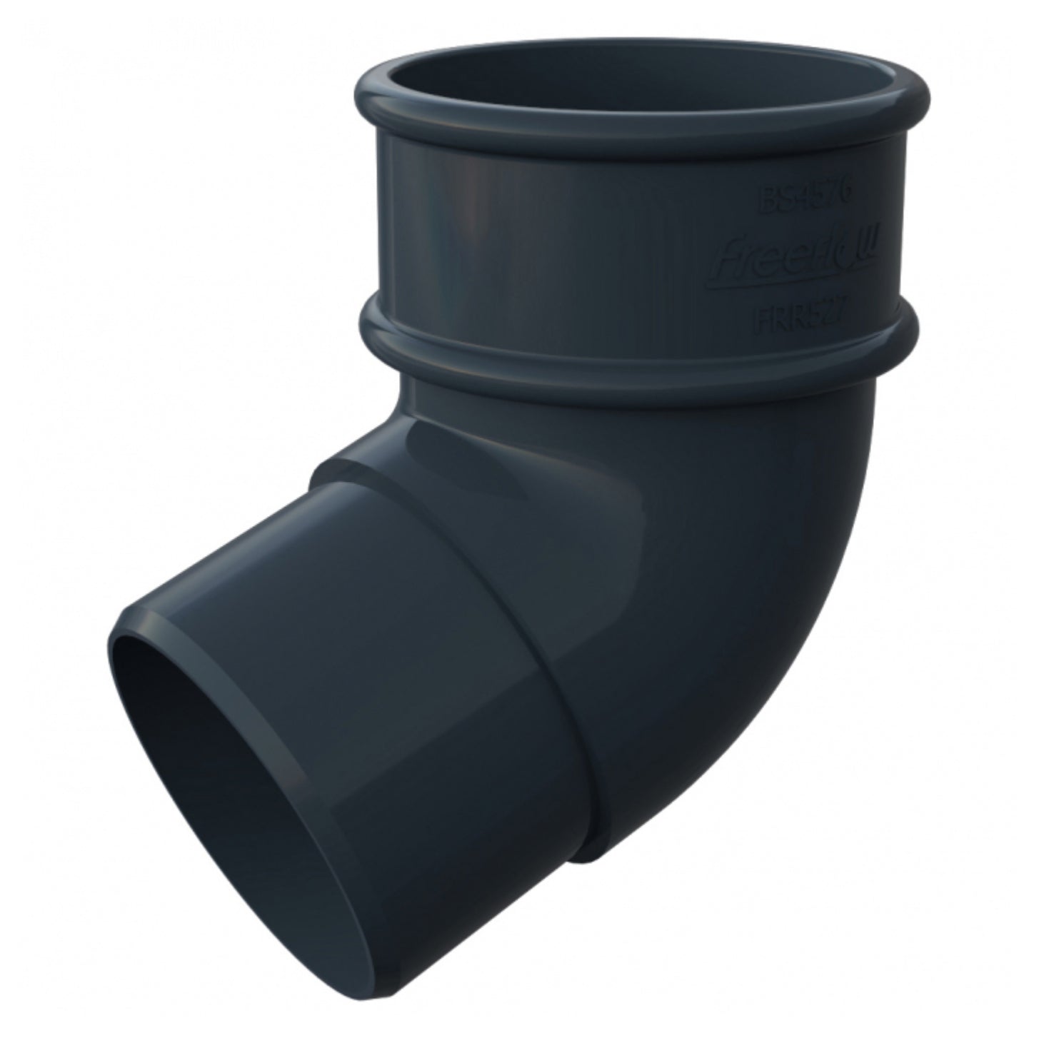 ANTHRACITE GREY ROUND DOWNPIPE OFFSET BEND - 112.5 DEGREE - Transtools Online