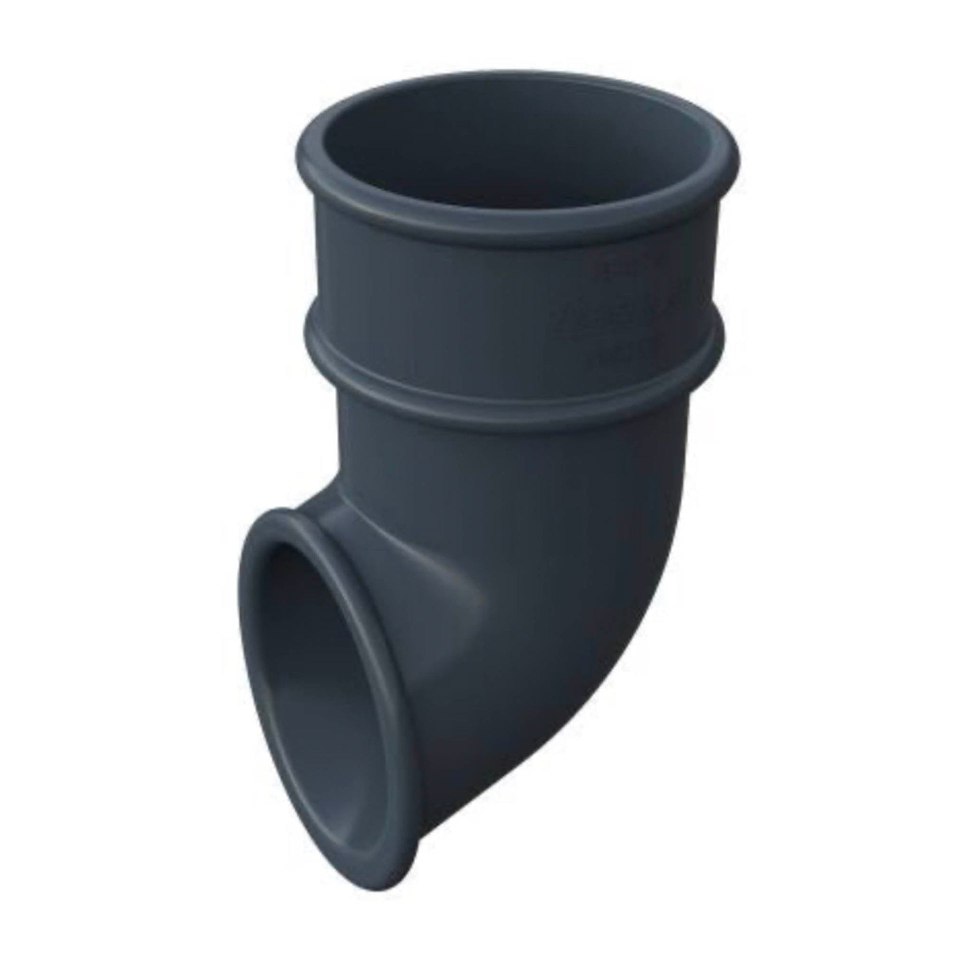 Anthracite Grey Round Downpipe Shoe - Transtools Online