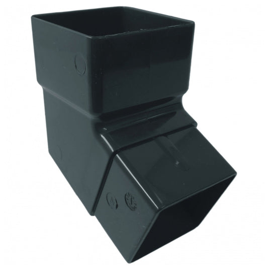 ANTHRACITE GREY SQUARE DOWNPIPE 112 DEGREE OFFSET BEND - Transtools Online