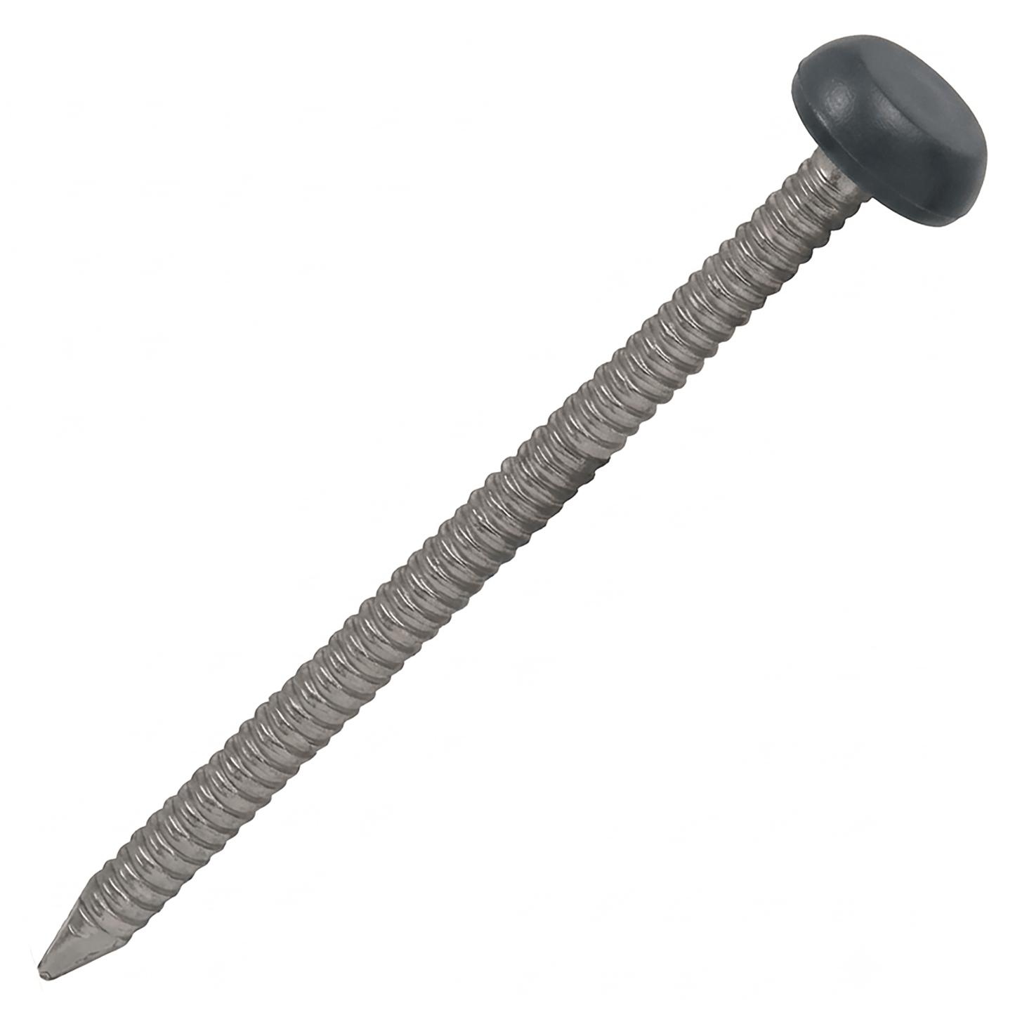 Anthracite Grey UPVC Polytop Stainless Steel Fascia Nails - 100 Pack 65mm