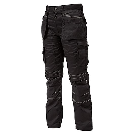 Apache Multi Pocket Work Trousers - Black
