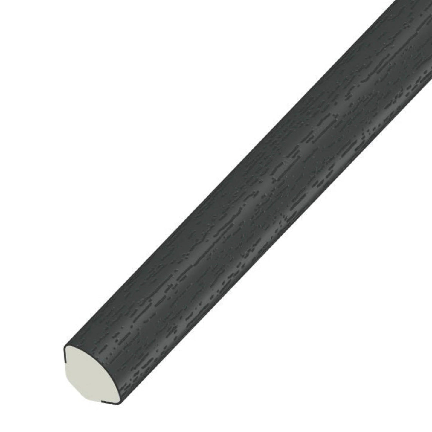 Architrave Anthracite Grey Woodgrain 19mm Quadrant 5 Metre - Transtools Online