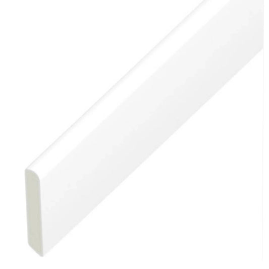 Architrave White Edging Fillet 28mm Trim - 5 Metre - Transtools Online