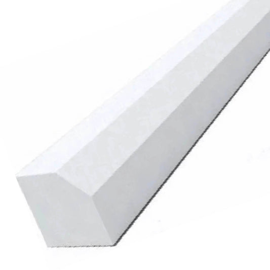 Architrave White Gloss 15mm x 15mm Square Box Bead Trim - 5 Metre - Transtools Online