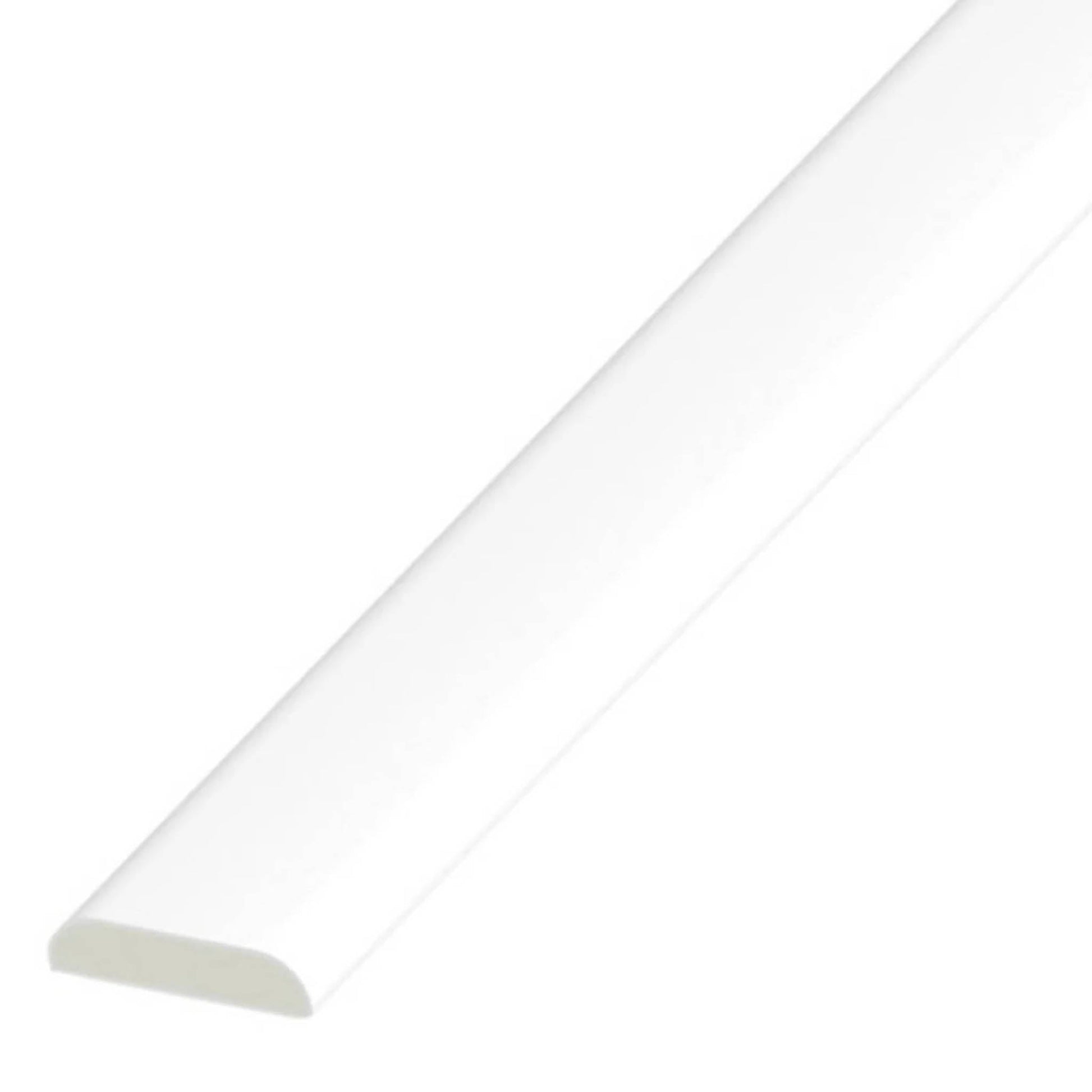 Architrave White Gloss Trim D Section 28mm - 5 Metre - Transtools Online