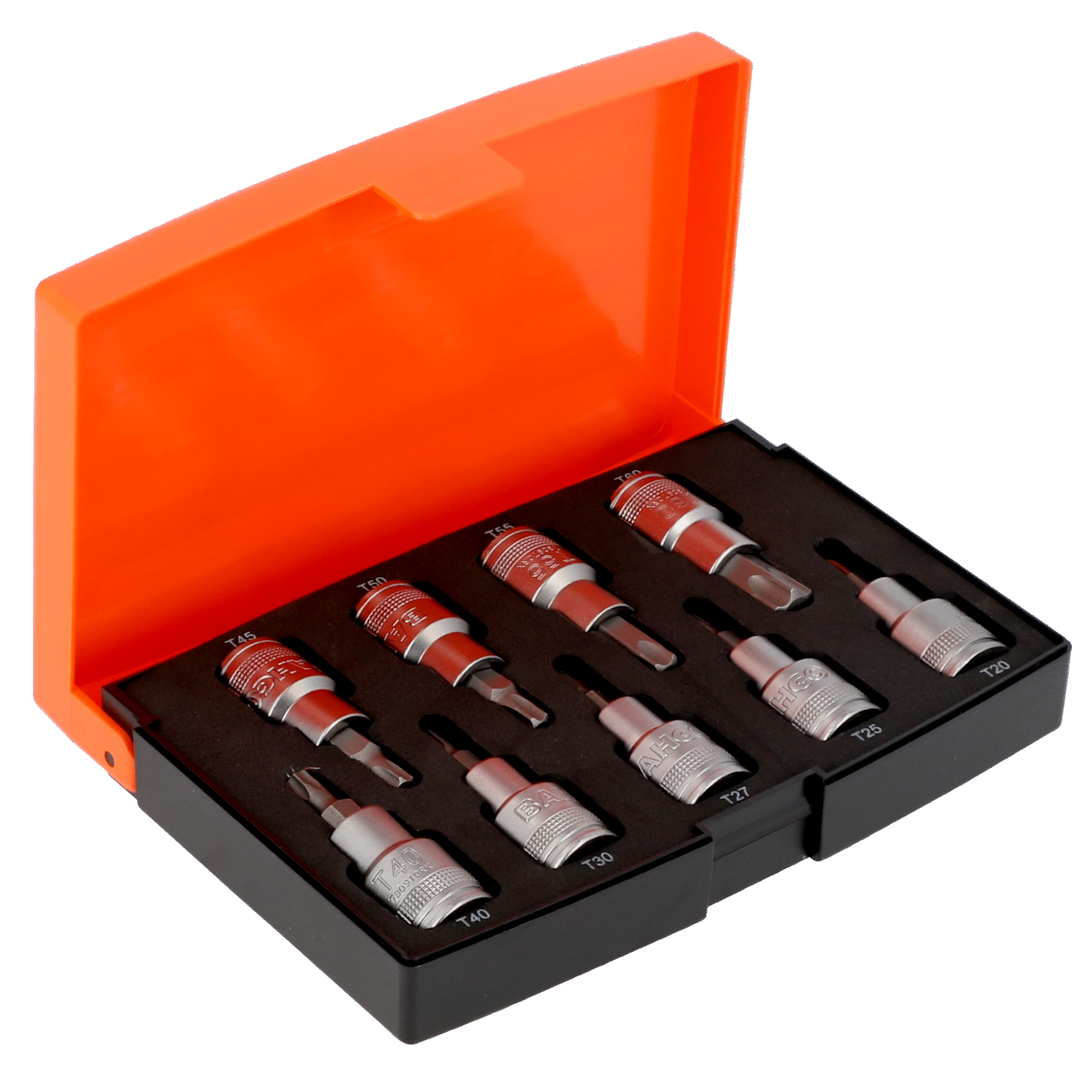 Bahco 1/2in Drive Torx Socket Set 9 Piece T20-T60