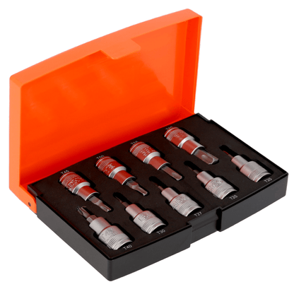 Bahco 1/2in Drive Torx Socket Set 9 Piece T20-T60