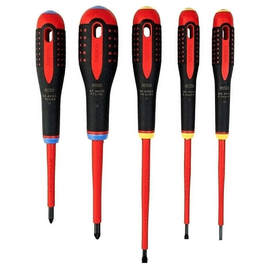 Bahco 5 Piece VDE Insulated Screwdriver Set