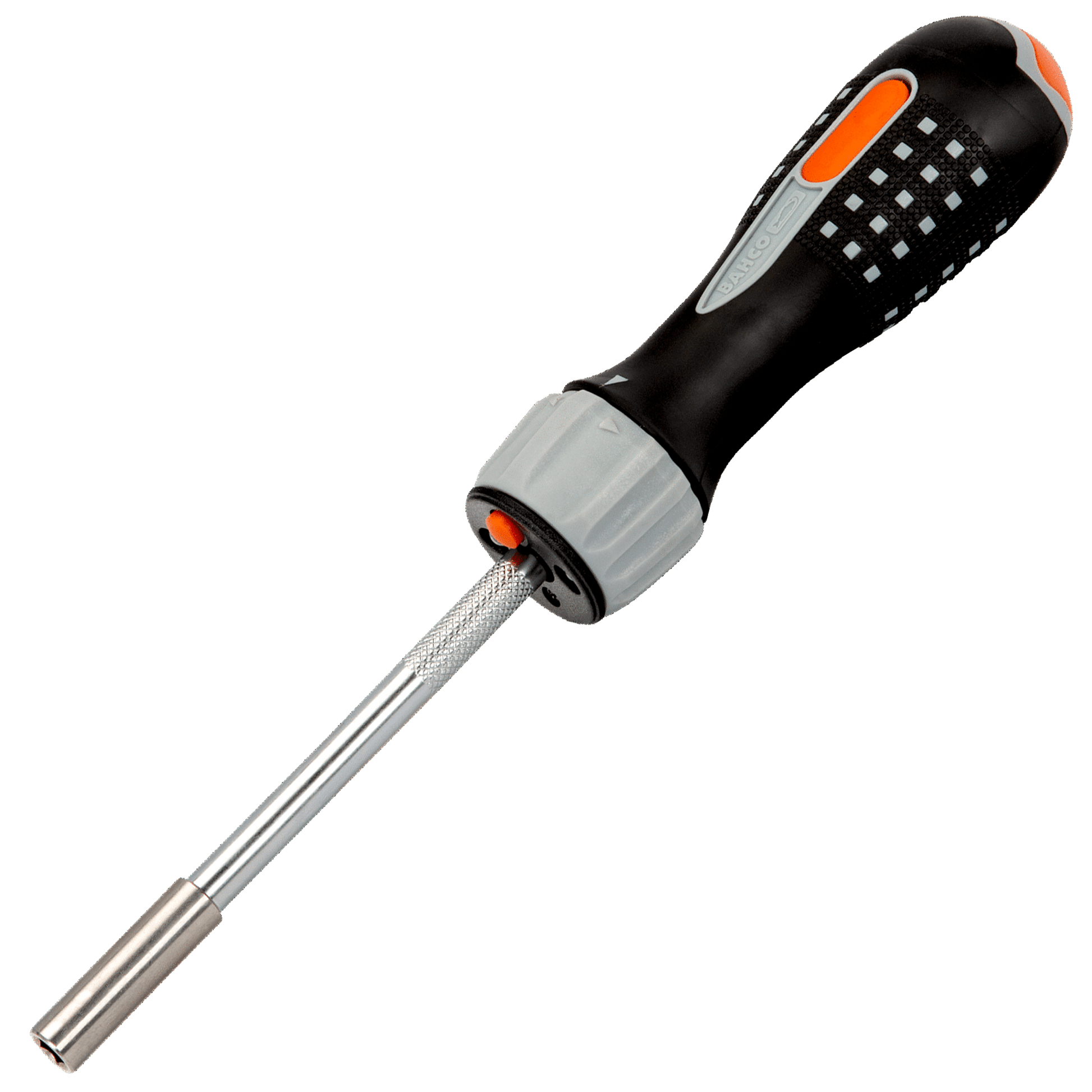 Bahco 808050L Ratcheting Bit Holder Screwdriver With LED Light