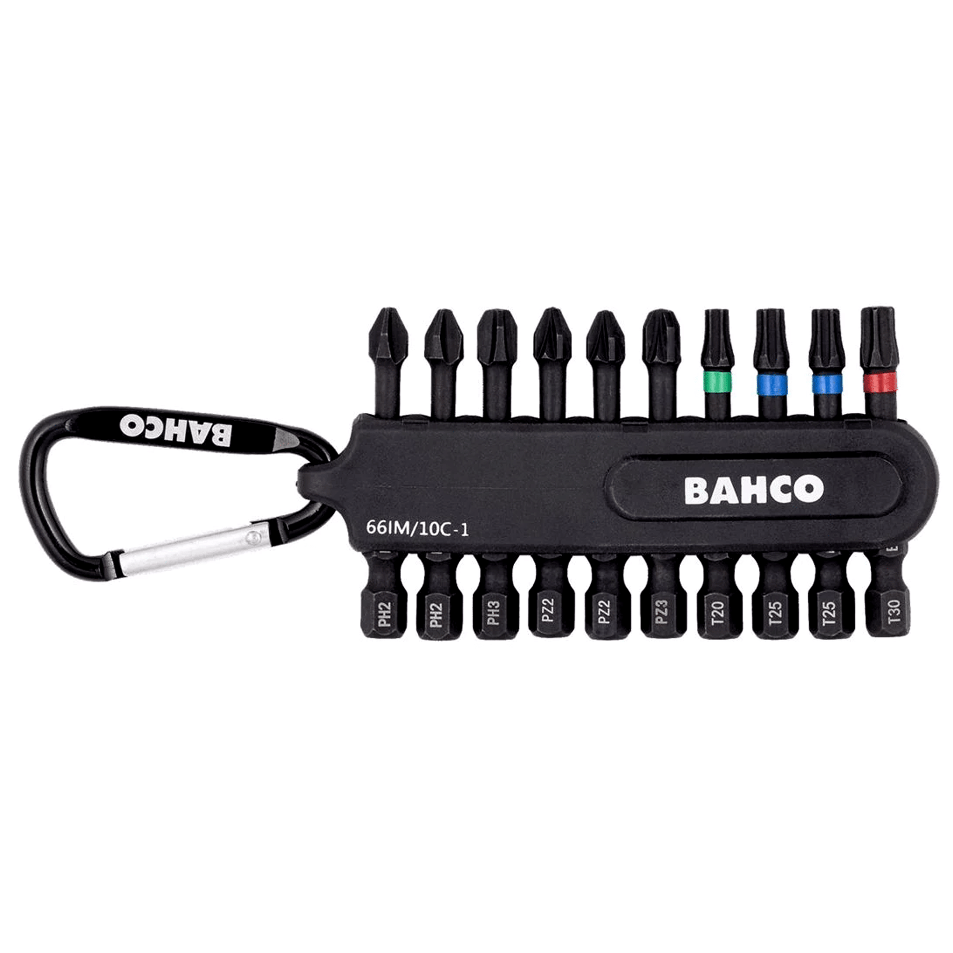 Bahco Impact Torsion Driver Bit Set Phillips Pozi Torx 50mm Long - 10 Piece