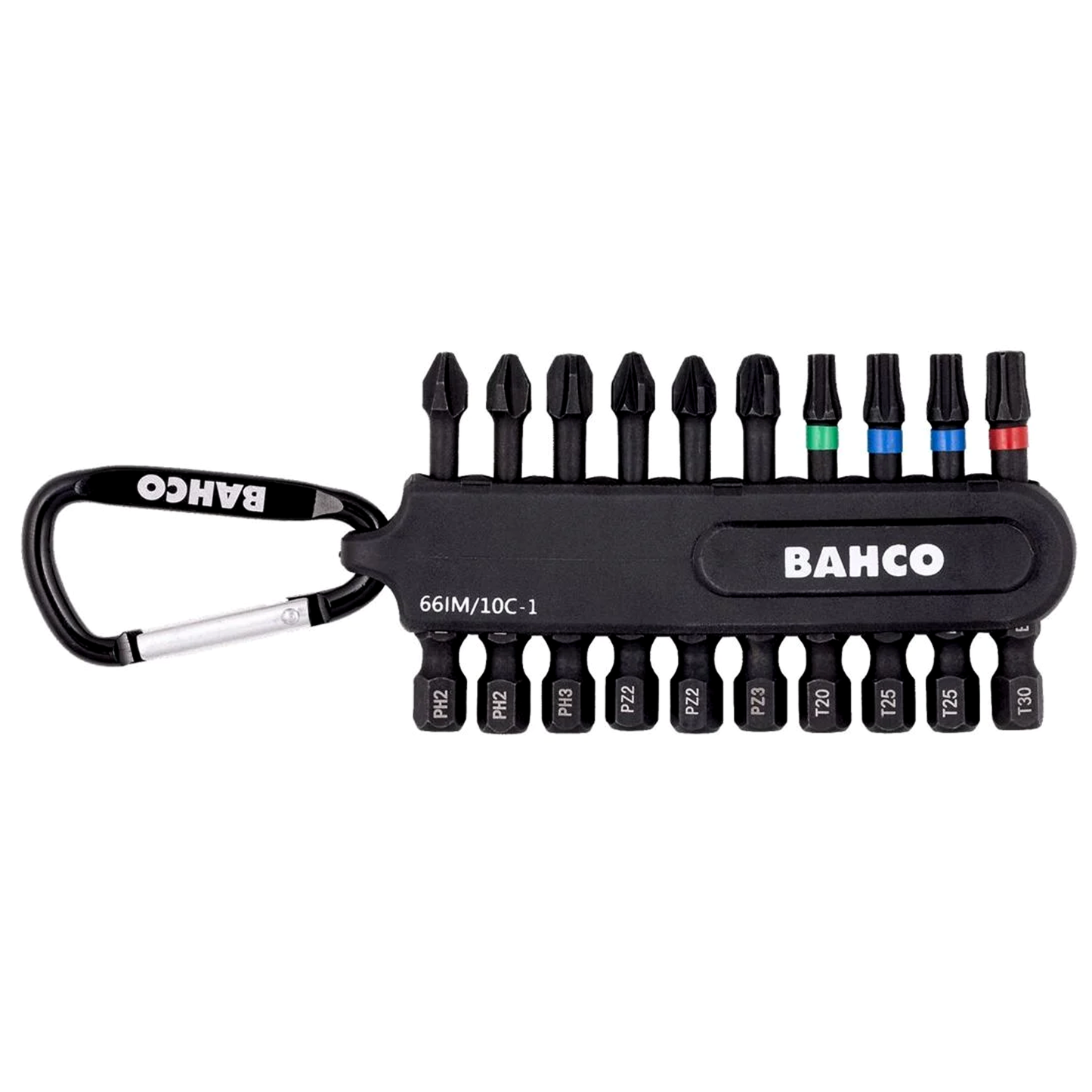 Bahco Impact Torsion Driver Bit Set Phillips Pozi Torx 50mm Long - 10 Piece