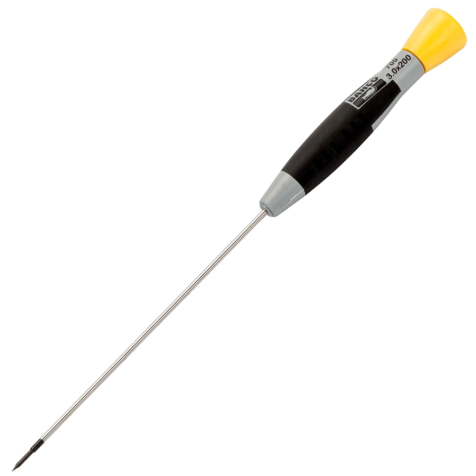 Bahco Precision Screwdriver Slotted 0.5mm x 3mm x 200mm