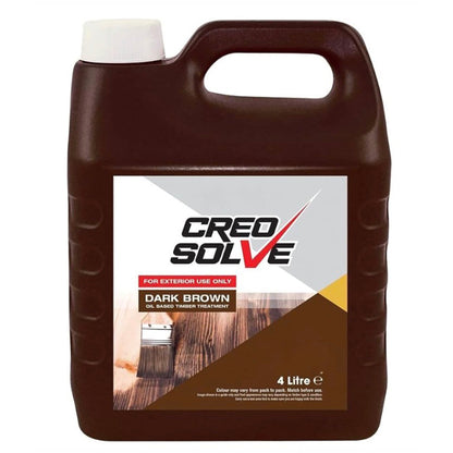 Barrettine Creosolve Timber Treatment Dark 4 Litre