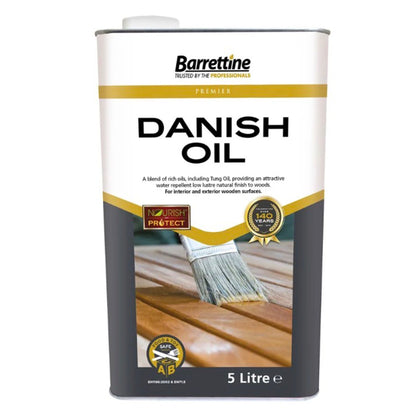 Barrettine Premier Danish Oil - 5 Litre