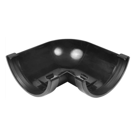 Big 6 Commercial 150mm Gutter Angle - 90 Degree Black - Transtools Online