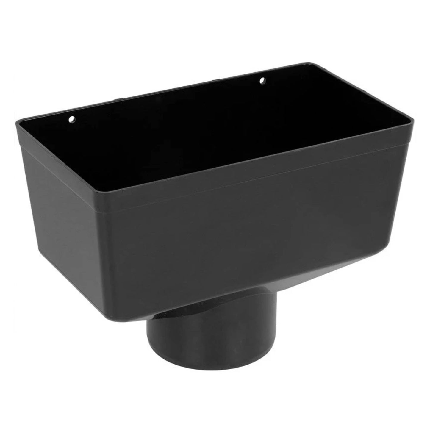 Big 6 Commercial 150mm Gutter Hopper Black - Transtools Online