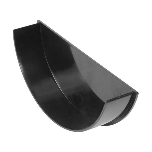 BIG 6 Commercial 150mm Gutter Internal Stop End Black - Transtools Online