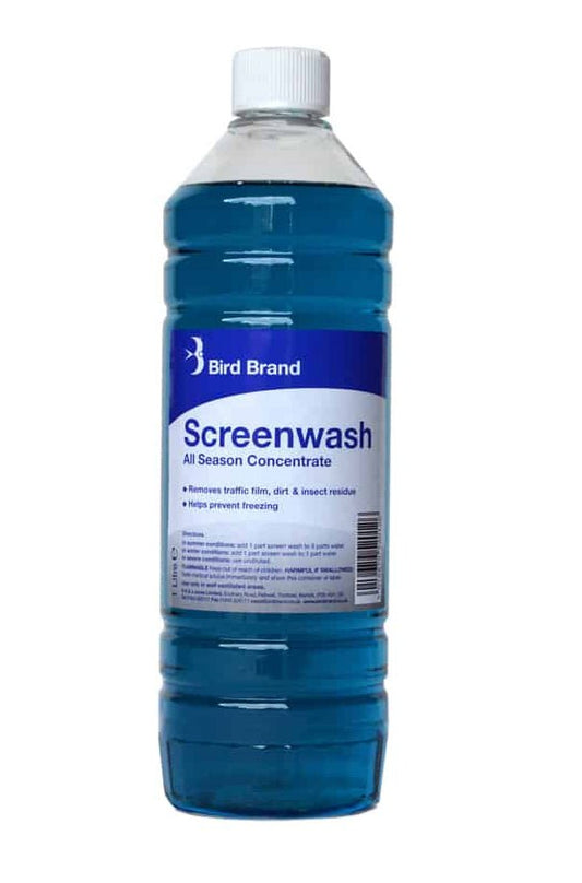 BIRD BRAND CONCENTRATED SCREEN WASH - 1 LITRE - Transtools Online