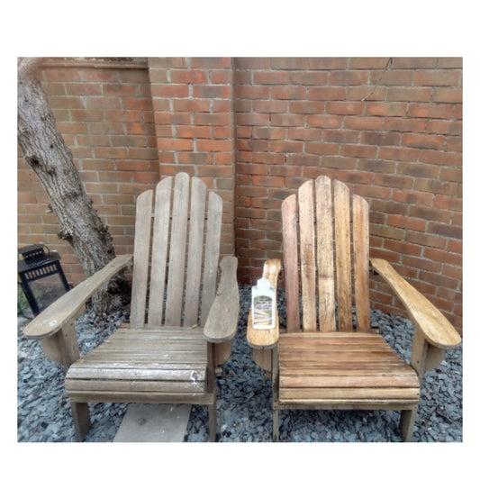 Bird Brand Decking & Garden Furniture Restorer in Use