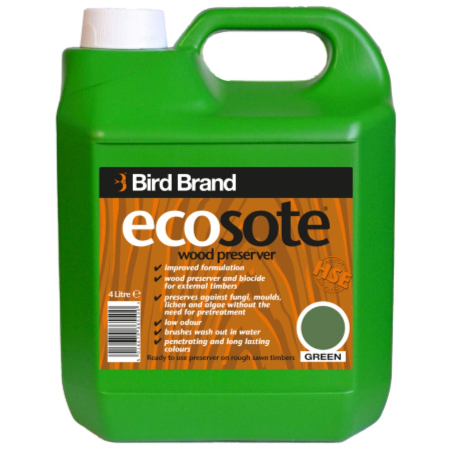 Bird Brand Ecosote Wood Preserver - 4 Litre - Transtools Online