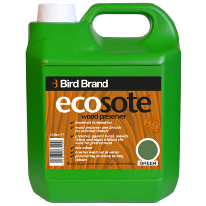 Bird Brand Ecosote Wood Preserver Green