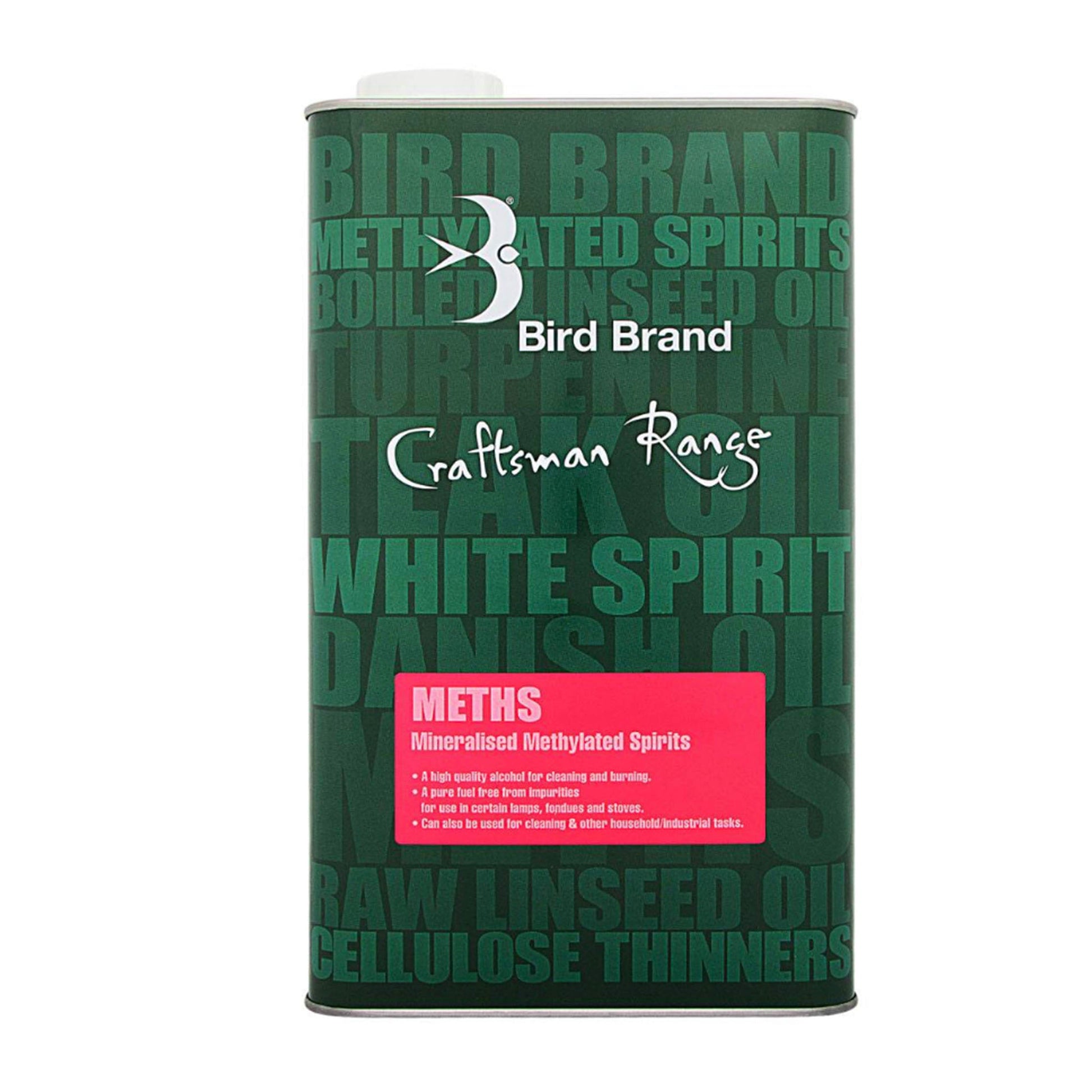 Bird Brand Methylated Spirit - 2.5 Litre - Transtools Online