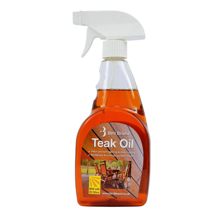 Bird Brand Teak Oil - 500ml Spray Bottle