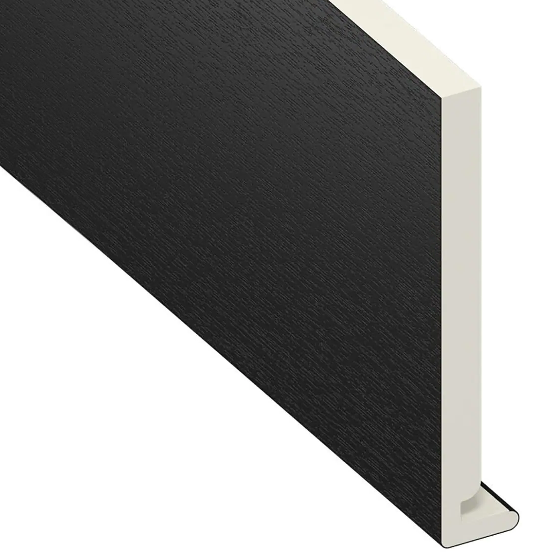 Black Ash Woodgrain UPVC Fascia Board Full Replacement