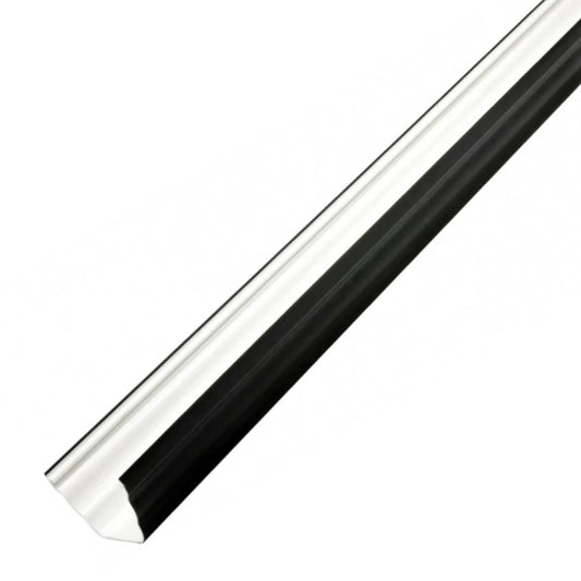 BLACK OGEE STYLE GUTTER - 4 METRE - Transtools Online