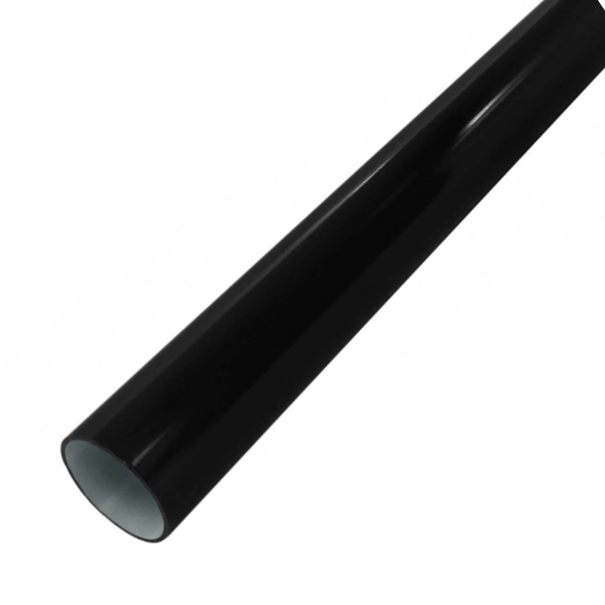 Black Round Downpipe - 5.5 Metre - Transtools Online