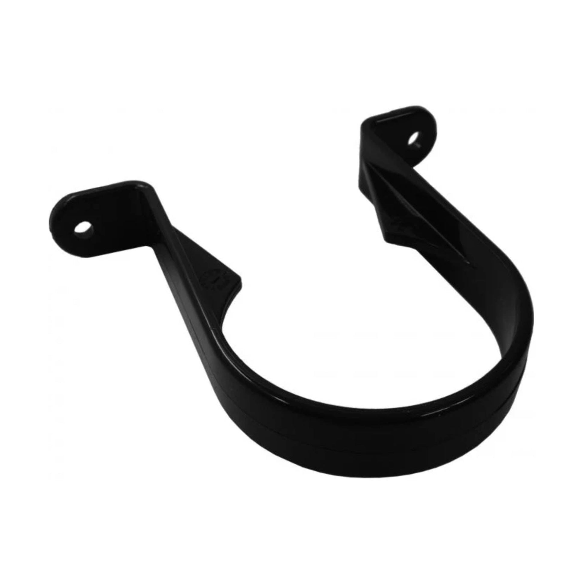 Black Round Downpipe Clip