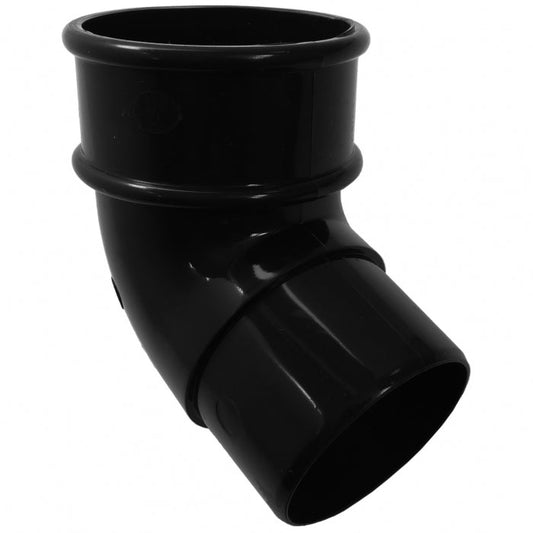 BLACK ROUND DOWNPIPE OFFSET BEND - 112.5 DEGREE - Transtools Online