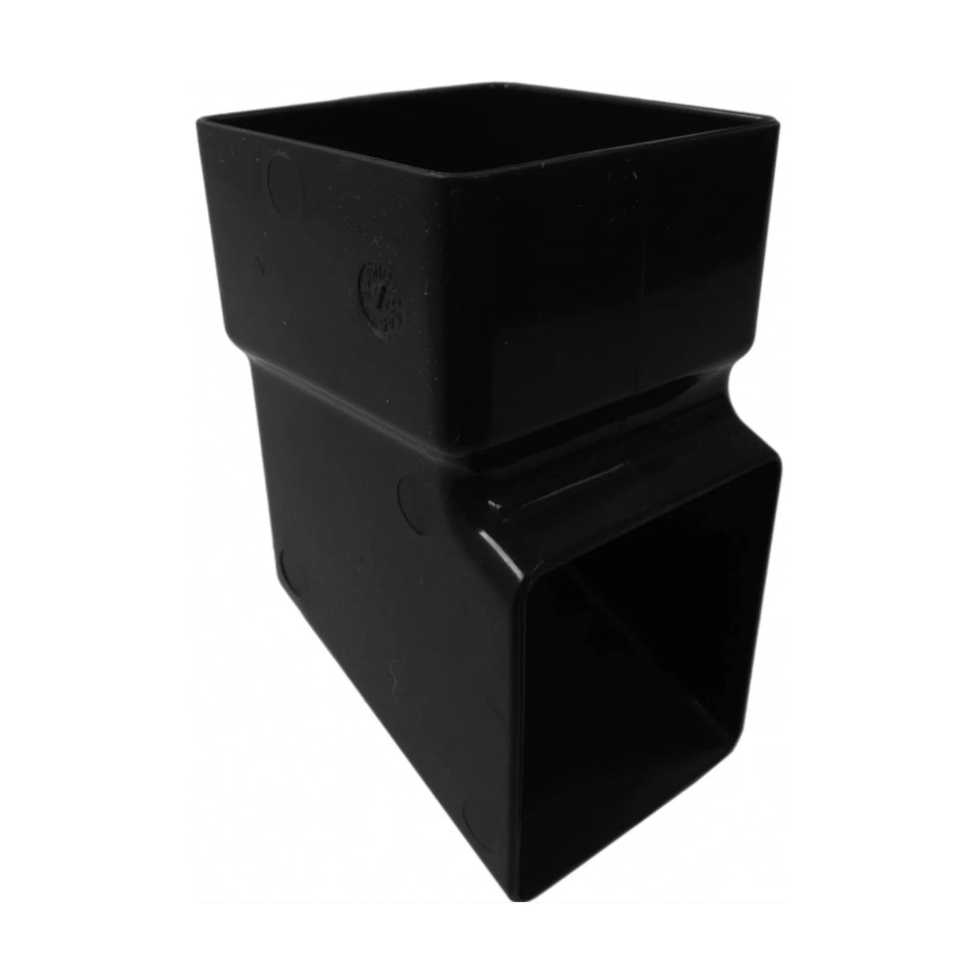 Black Square Downpipe Shoe - Transtools Online