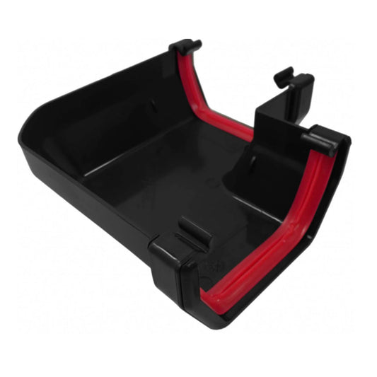 Black Square Gutter Angle - 90 Degree - Transtools Online