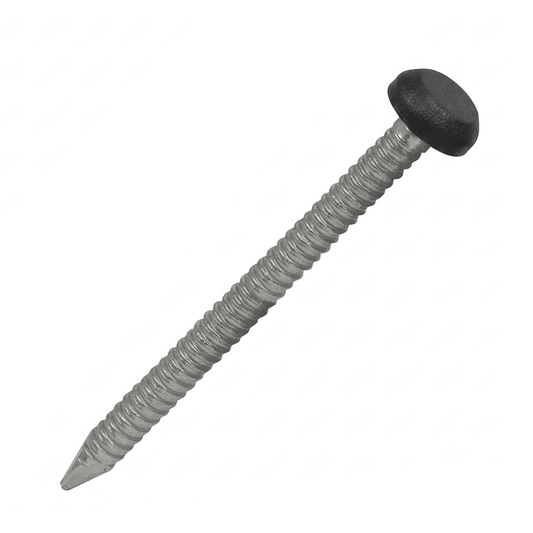 Black UPVC Polytop Stainless Steel Soffit Cladding Fixing Pins 250 Pack 30mm