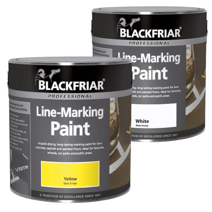 Blackfriar Line Marking Paint Permanent Yellow and White