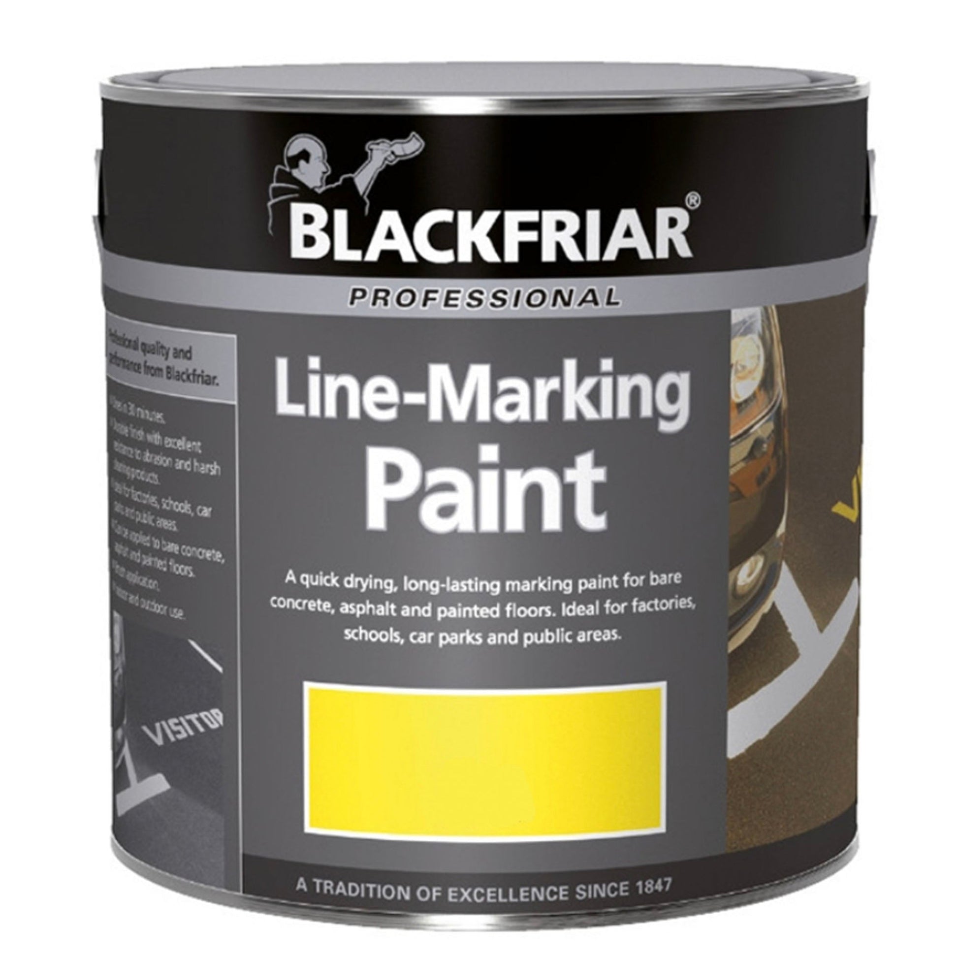 Blackfriar Line Marking Paint Yellow - 5 Litre - Transtools Online