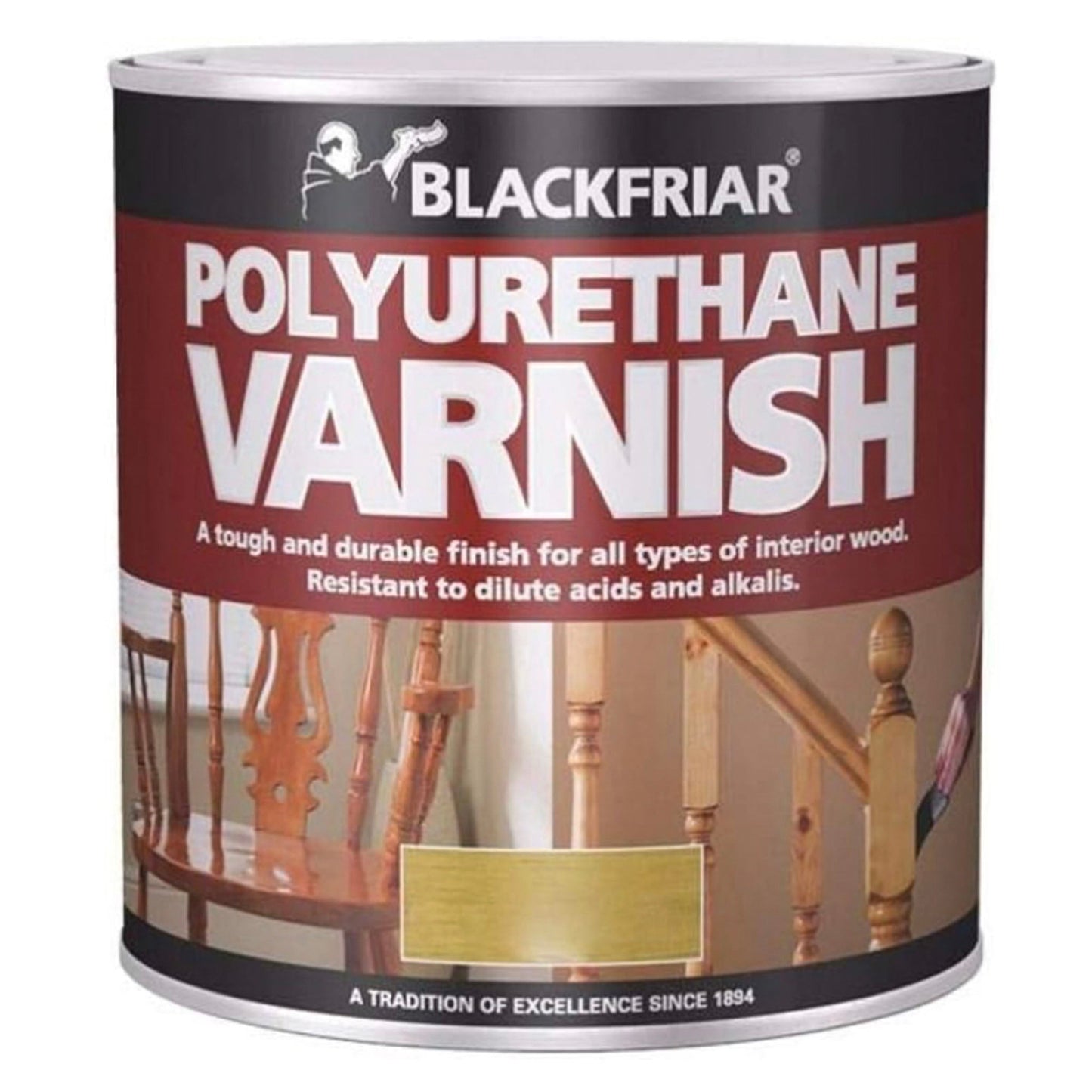 Blackfriar Polyurethane Varnish Clear Matt - 1 Litre - Transtools Online